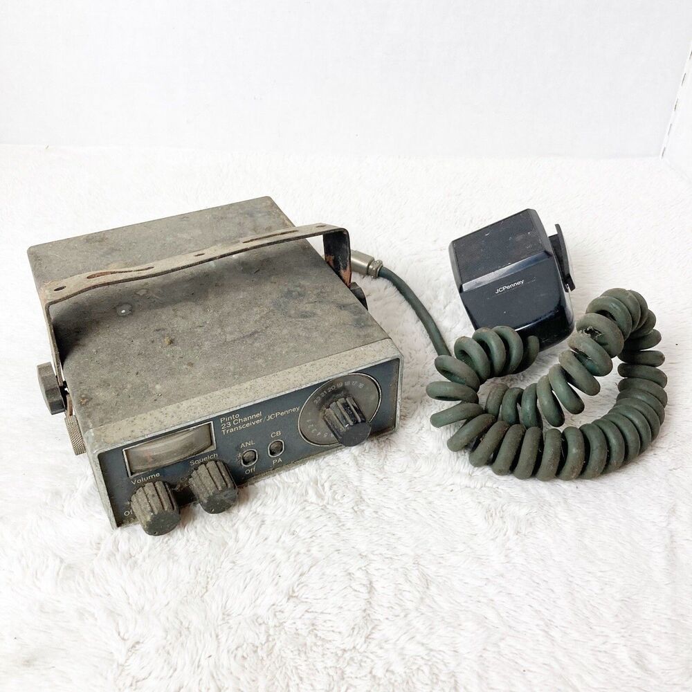Jcpenney Pinto Transceiver 23 Channel *FOR PARTS- UNTESTED*